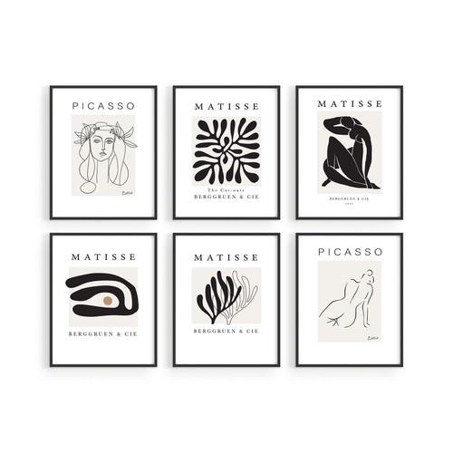 Picasso wall art - art, and